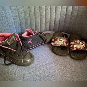 Converse girl 8 puma 9 lot